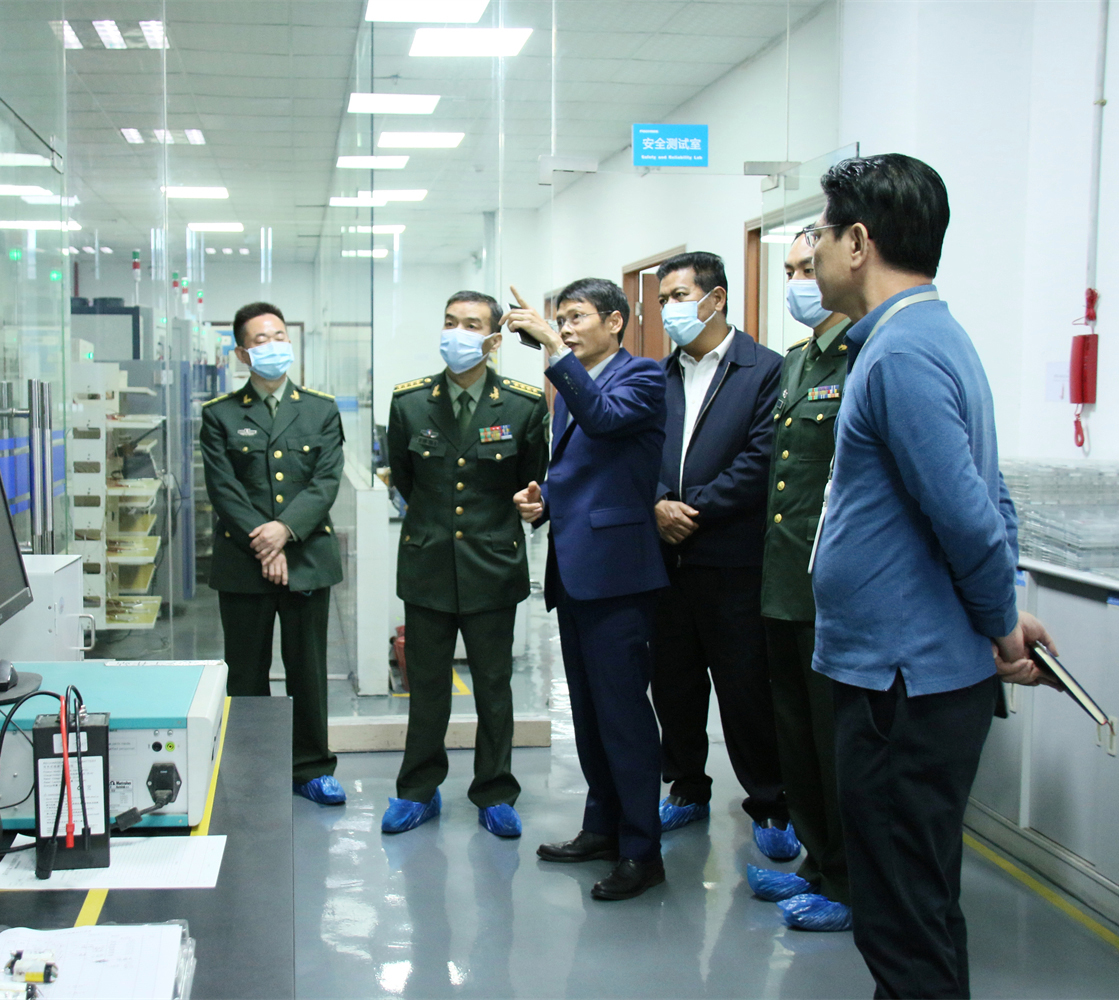 【乐竞体育资讯】惠州军分区领导莅临乐竞体育app官网视察指导工作